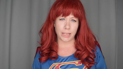 Deanna deadly: Evil supergirl needs your cum red lipstick tease and JOI