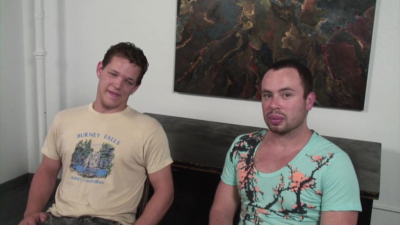 Male Dream: Straight dude comes to gay porn shoot