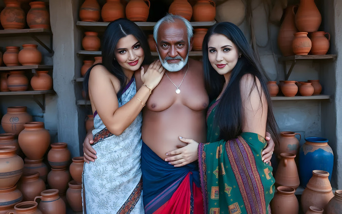 Your Savita Bhabhi: La sexy Meena et Seema bhabhi se font baiser par...