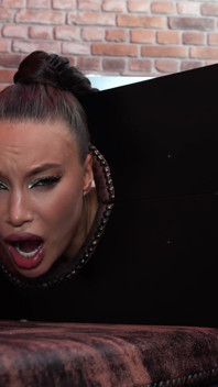 Chained Monika Fox Was Anal Fucked by Huntsman After Fuck-machine!