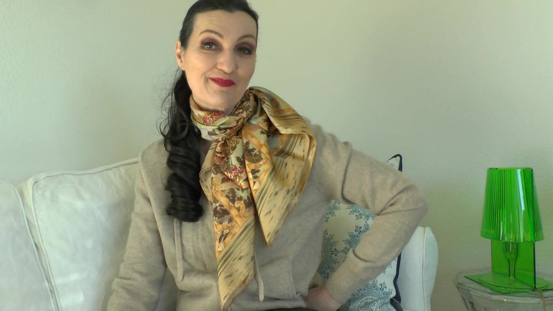 Lady Victoria Valente: シルクのスカーフを身に着けて、私の前で自慰をしてください、レディ・ヴィクトリア・ヴァレンテ
