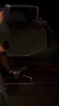Hot MILF Tank Girl Ridings a Cannon