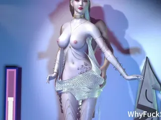 Une strip-teaseuse asiatique super mignonne avec une grosse bite sexy