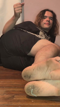 Jerk Your Pathetic Cock to My Dirty Soles! - Foot JOI
