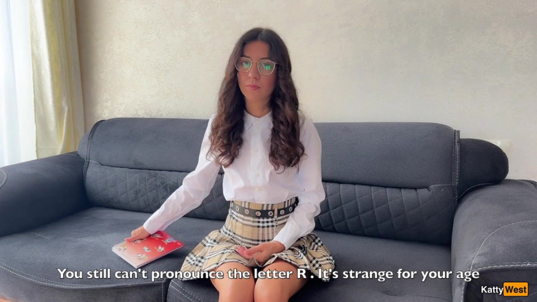 Katty West studio: Speech Therapist Teaches Student and Fucks Her in All Holes...
