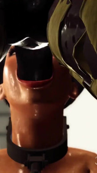 Prisão de ficção científica. Uma morena peituda sexy é fodida com força por BBC