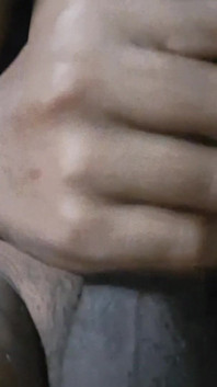 Rubbing My Black Dick for You