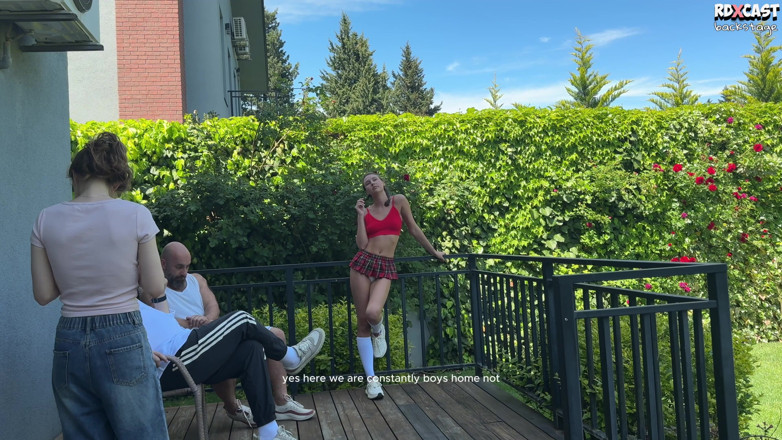 RDXCast: Teen Liv Lauren Backstage - Shooting the Backyard Hard Fuck with...