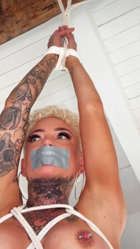 Phoenix Tied up and Gagged for Latinas Pleasure HD
