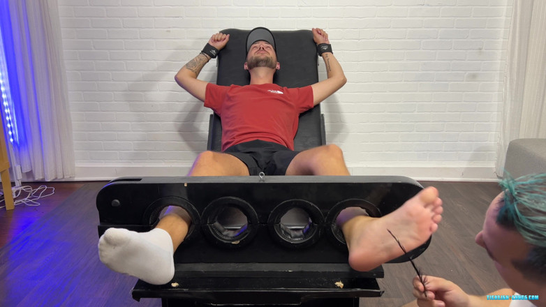 Ticklish Chubs: Dimitri Tickled &amp; Jerked