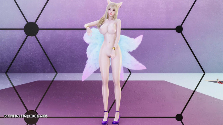 3D-Hentai Games: [MMD] Chung Ha - Speel Kda Ahri sexy naakte danscompetitie van...