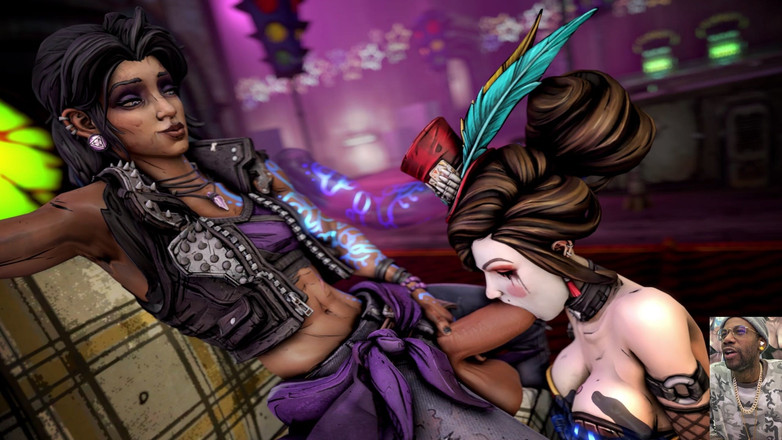 L6RD7BLU3 FUTA: Two Scavenging Sluts Licking on a Big Breast Transgender BBC,...