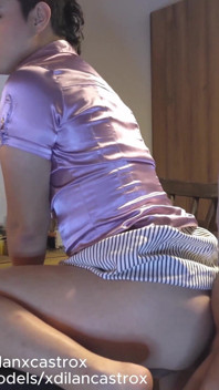 Straight Guy Fucks Twink in Skirt Bareback and Cums Inside Creampie