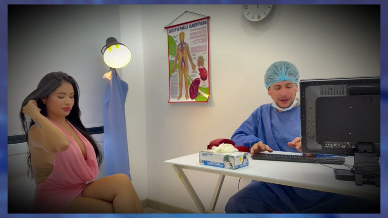 NickJowel: Gynecologist with Big Cock Fucks His Patients in the Middle...
