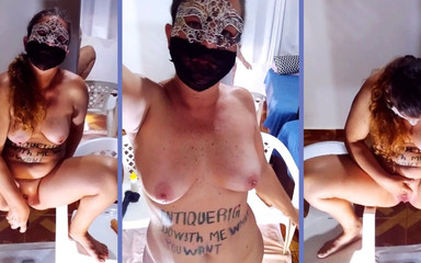 Mirelladelicia: Exhibicionismus při nahrávání análního videa