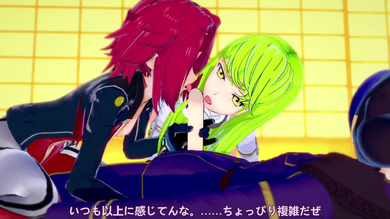 Wraith ward: CC a Kallen se baví s Lelouchem: Code Geass Parodie
