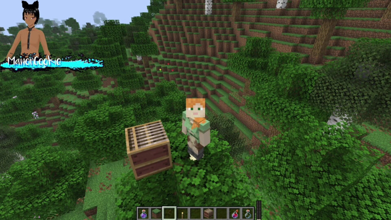 Manor Cookie: Minecraft Mod Потребности природы - Steve и Alex мастурбируют и показывают некоторые функции! Как сперма!