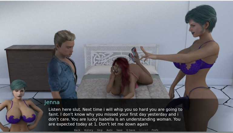 XXX Games Bunk - Trans: Futa Groves - permainan - main peranan - banci dipukul, kongkek tekak dan...