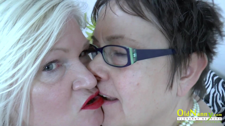 Old Nanny: Two Old British Bit Tit Lesbians Lacey Starr and Honey