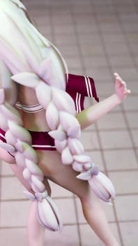 [mmd] Vicious-wigglewiggle Young Girl Bunny Girl Student Dress Miniskirt