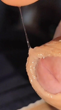 Waking up Excited and with My Cock Soaked in Precum.