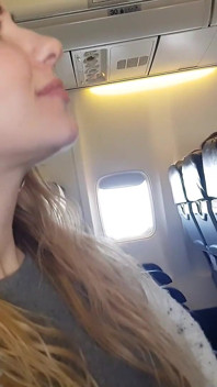 Flygplan! Suga kuk och onanera