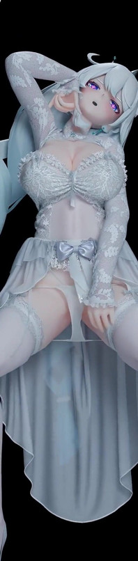 [mmd] 아키나 전화번호 웨딩드레스 에로틱한 흰색 실크 스트립티즈 더블 포니테일