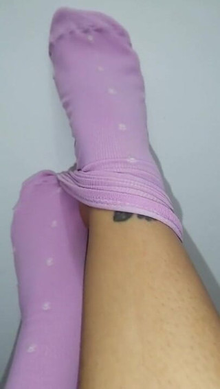 MonikaBlackCat: Kaki fetish dalam stoking
