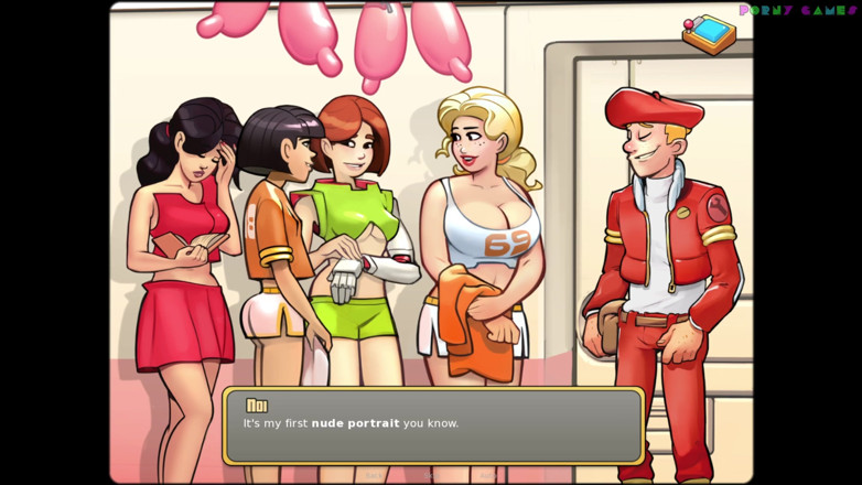 Porny Games: スペースレスキュー:コードピンク(v13.5) - 未来へ戻って、恋人とヤッ