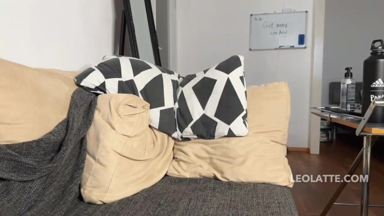 Leo_latte: From Youtube Live to Full Load - Leo Latte in Thong &amp;...