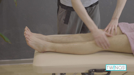 Twin Qs: Horny masseur Lucas gets Logan's hard cock in his butthole!