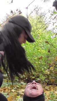 Slave Quasimodo Spitting Outdoor by German Proll Doms