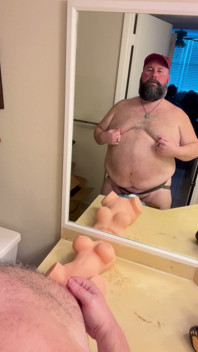 Eating My Load off a Toy Pussy