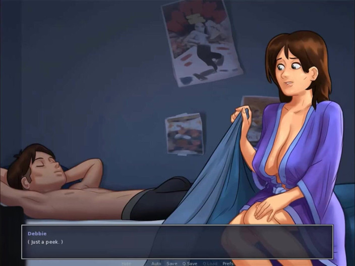 Cartoon Play: Saga letnia część 88 - macocha smakuje mojego dużego kutasa podczas odpoczynku