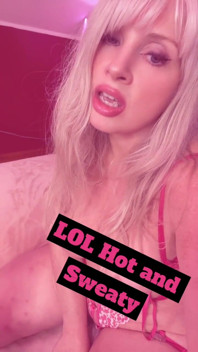I’m Hot and Sweaty Lol Wanna Slip and Slide?
