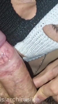 Two Powerful Cocks Are Stuck Together in Squirting Cum Ejaculations