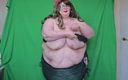 SSBBW Lady Brads: NSFW - gorda tira roupa de biquíni