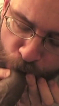 Mature Bearded Gay Devours Massive BBC Deeply