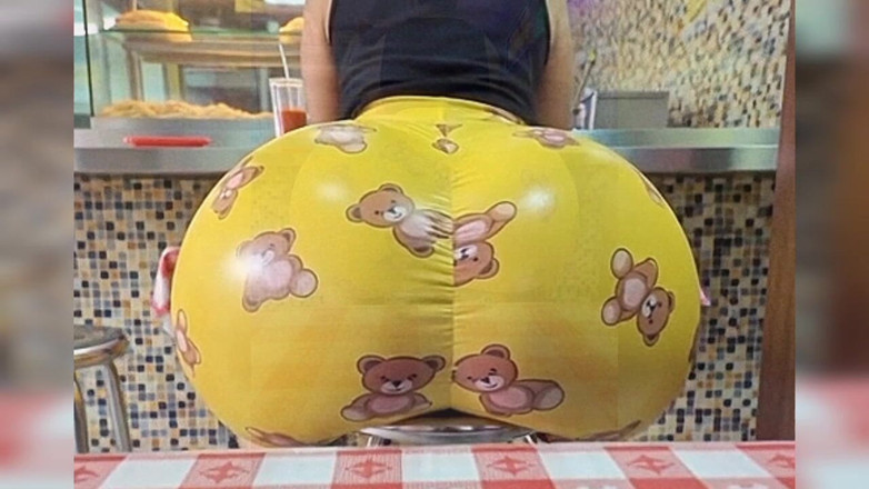 Xprohibidox1: Grande culo che mangia hamburger
