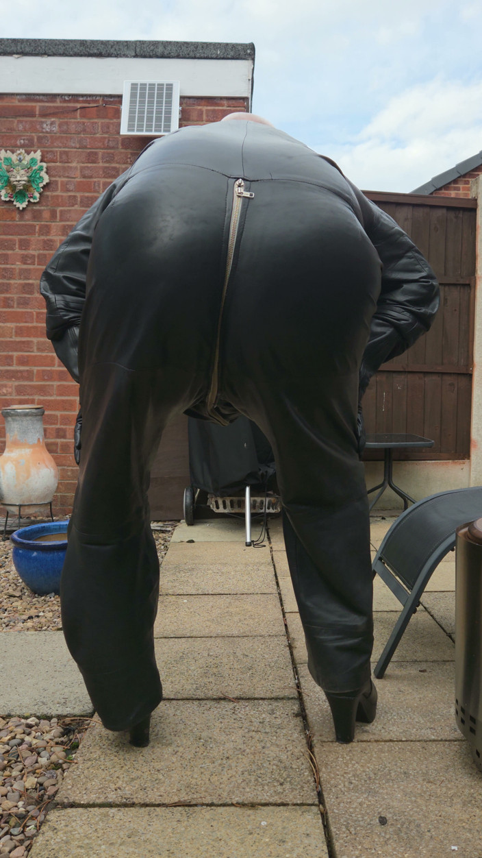 Leatherman63: Leather Jumpsuit