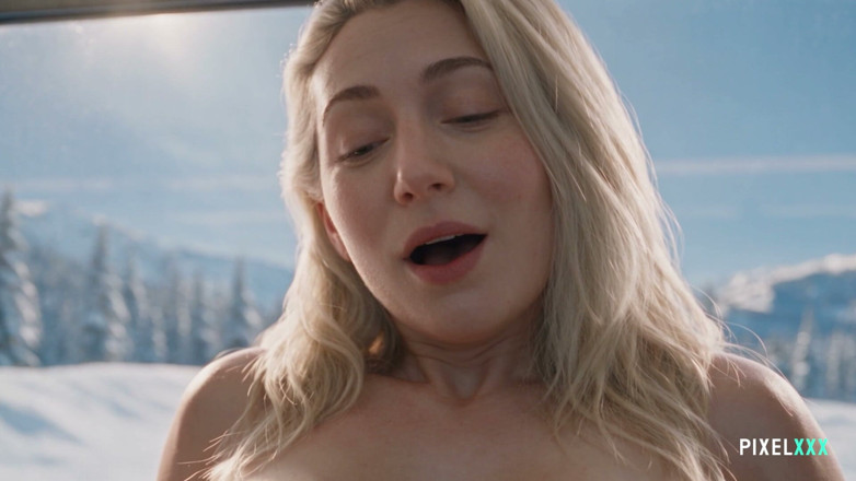 PixelXXX: Horny MILF Gets Caught by the Conductor While Fucking a...