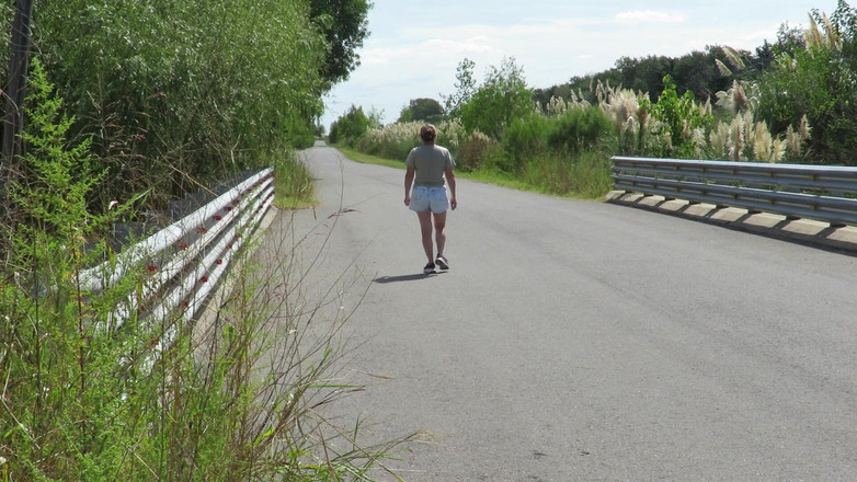 Milfcamsex: Patricia на мосту через дорогу