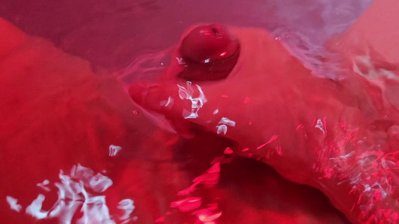 Velvet Akage: 水中でカミング