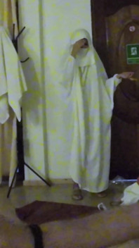 Burka Girl Cum Walk and Piss