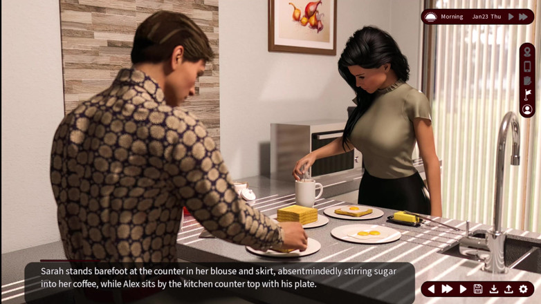 Johannes Gaming: Whispers of desire - faithfull path 10 sarah terlihat luar biasa dengan...