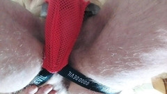 Hairyartist: Senin iyi şeytan jockstrap'ını deniyorum
