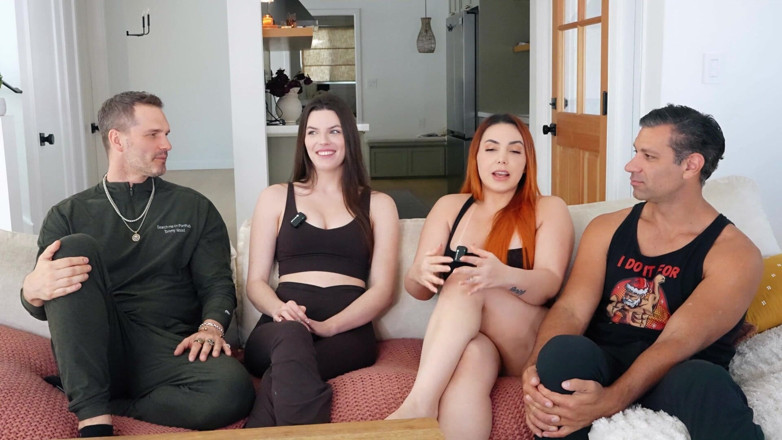 Tommy Wood XXX: Divoká Čtveřice Na Tom Games Pod Mimi Čiherina &amp; Fiona Frost