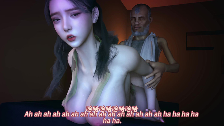 Why fuck so hard: 3D nadržená děvka asijská milfka škádlí starého velkého čůráka, aby si ošukal...