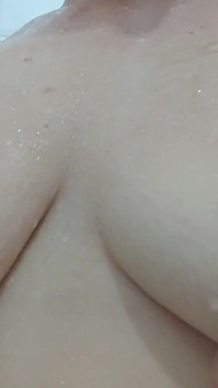 Wet Milky Tits with Hairs on Areolas