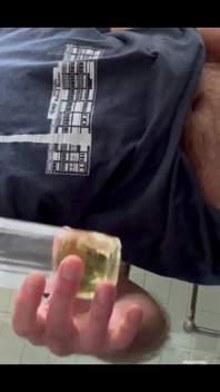 Piss and drink for a fan